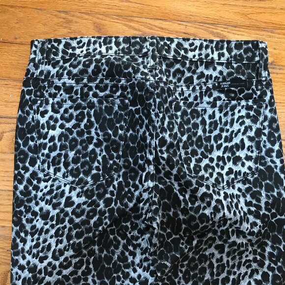 Bettie on the Prowl Snow Leopard Punk Goth Cotton Pants - Picture 9 of 9